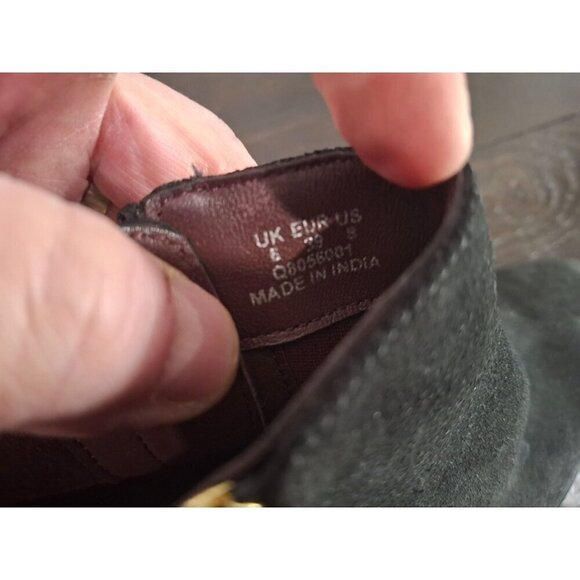Radley London Sloane Gardens Black Suede 2.0 Zip Booties/NWOB, Sz. 8 (US) - Picture 9 of 10
